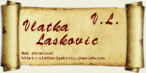Vlatka Lasković vizit kartica